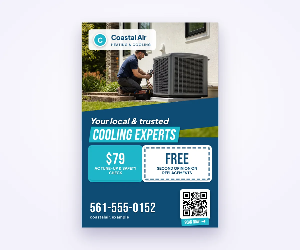Coastal Air handouts & flyers template