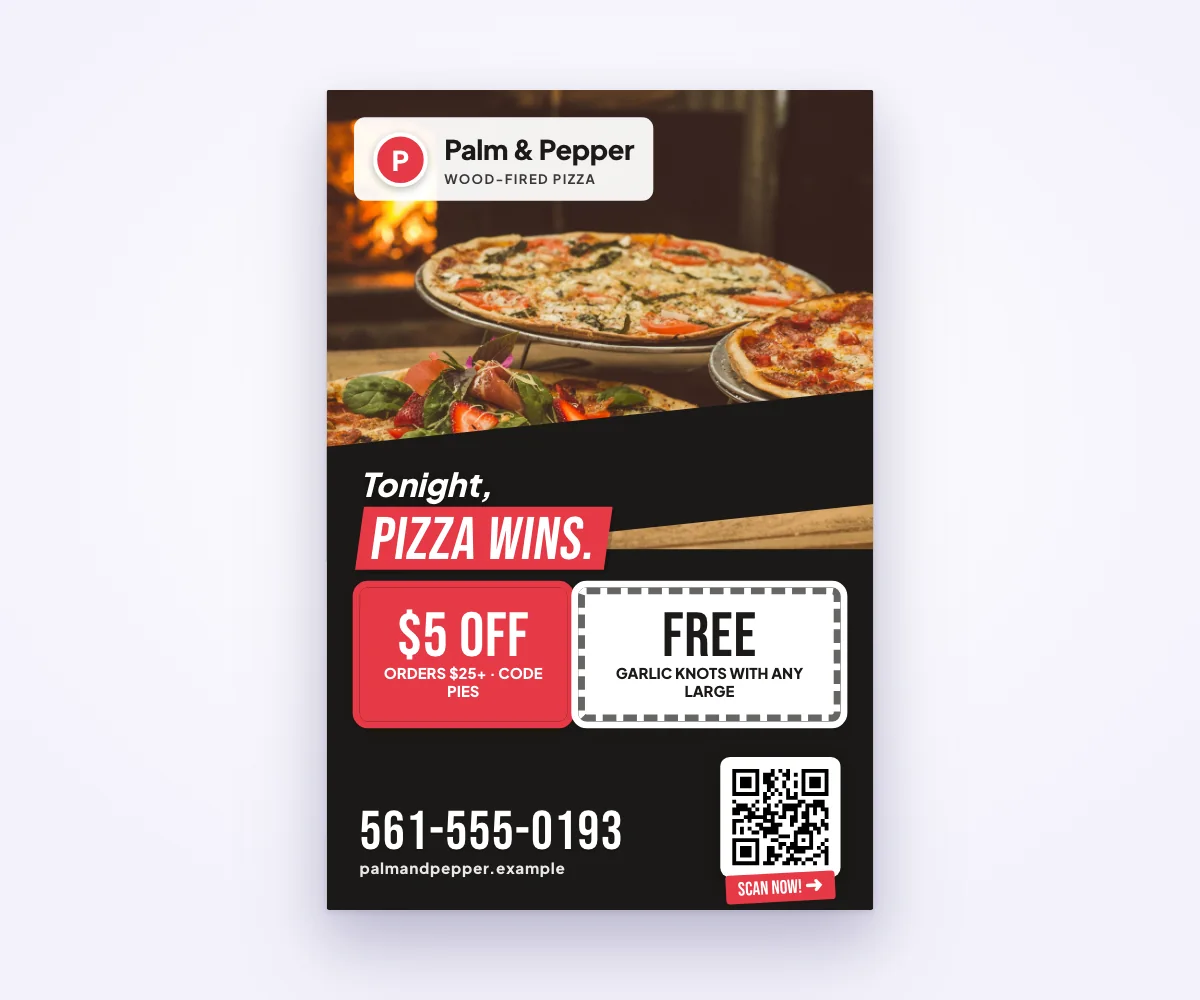 Palm & Pepper handouts & flyers template
